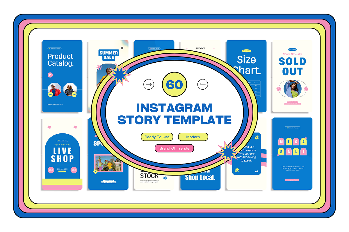 120 Fashion Modern Instagram Pack, a Social Media Template by Branding Victory STD (Photo 4 of 9)