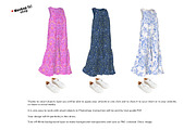 Woman Summer Dress Mock Up, a Bottom Mockup by Mockup Up! (Thumbnail 2 of 3)