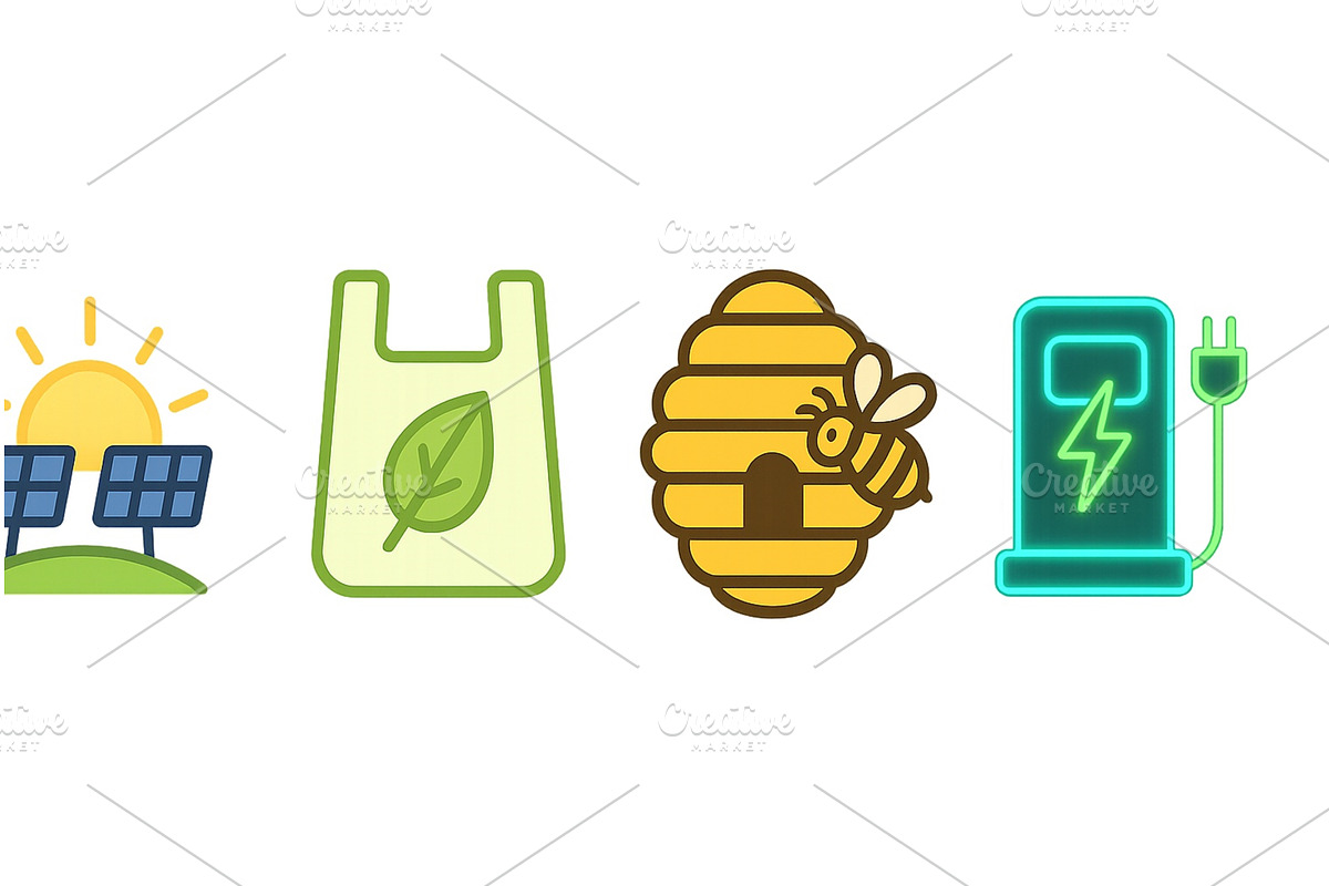 Illustrations of renewable energy, an Animal Illustration by ZinetroN