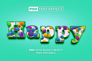 3D Text Effect Fun Style