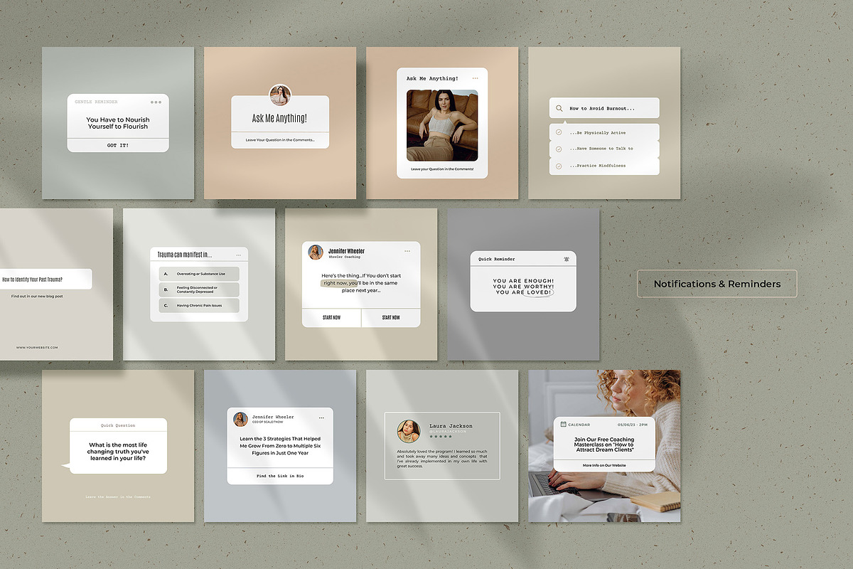 Elegant Coaching Social Media Kit, a Social Media Template by AndrewPixel (Photo 22 of 31)