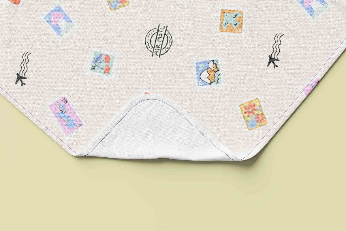 Travel Stamps Seamless Pattern, a Pattern Graphic by Marketello Studio (Photo 6 of 8)