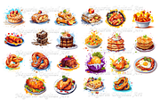 Watercolor German Food Clipart, an Object Graphic by Negarin Digital Art (Thumbnail 3 of 9)