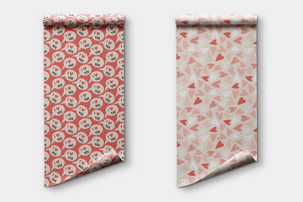 Happy Valentine's day heart bundle, a Pattern Graphic by RevolutionizZed (Photo 9 of 13)