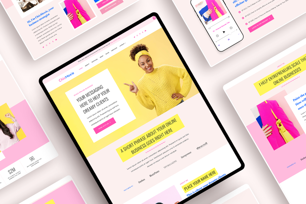 ChicMoxie Elementor WordPress Theme, a WordPress Template by Bluchic (Photo 3 of 5)