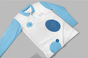 Men Full Sleeve Polo Shirt Mockups, a Shirt Mockup by megostudi0 (Thumbnail 4 of 6)