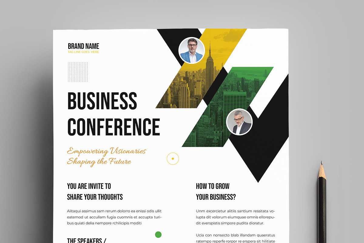 Business Conference Flyer, a Flyer Template by MightyDesign (Photo 3 of 7)