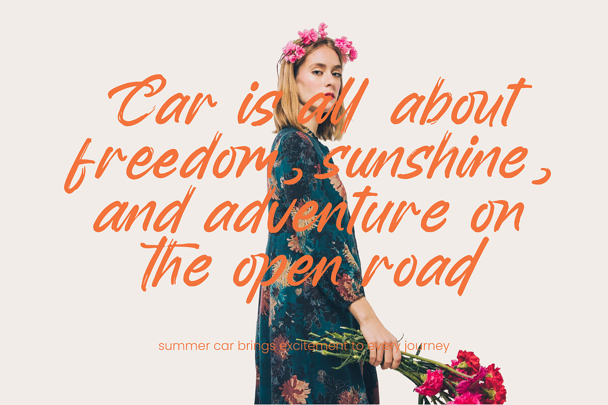 Backline Marker Texture Brush Font, a Script Font by Letterena Studios Script (Photo 9 of 20)