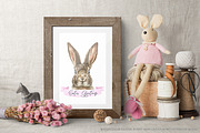 Watercolor Easter Bunny Creator, an Animal Illustration by Catherine Wheel (Thumbnail 13 of 15)