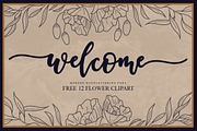 Welcome Handlwttering Font, a Handwritten Font by Graphix Line Studio (Thumbnail 1 of 7)