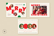 6 Simple Christmas Card/Holiday Card, a Card Template by Vynetta (Thumbnail 2 of 4)