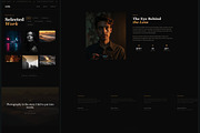 LENS - Photography Portfolio Website, a React Template by VectorMedia (Thumbnail 3 of 4)