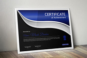 Certificate Word | PSD | AI, a Stationery Template by Curve Design (Thumbnail 5 of 6)