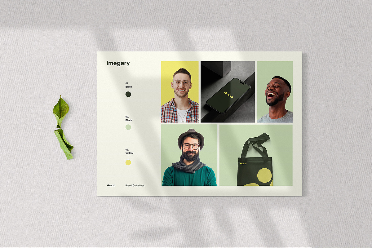 OCTO · Brand Guidelines | CANVA, a Brochure Template by KreateTribe (Photo 8 of 14)