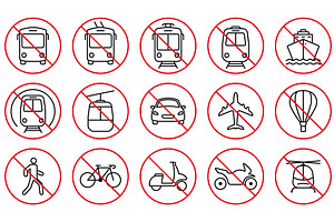 Ban Train, Trolley, Vehicle Car Icon, a Transportation Illustration by Vector Creator
