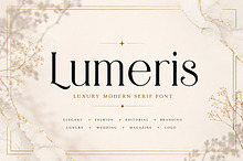 Lumeris – Luxury Modern Serif Font