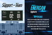 Energan, a Sans Serif Font by Burntilldead (Thumbnail 4 of 12)
