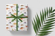Cute dinosaurs seamless patterns, a Pattern Graphic by Good Studio (Thumbnail 6 of 7)