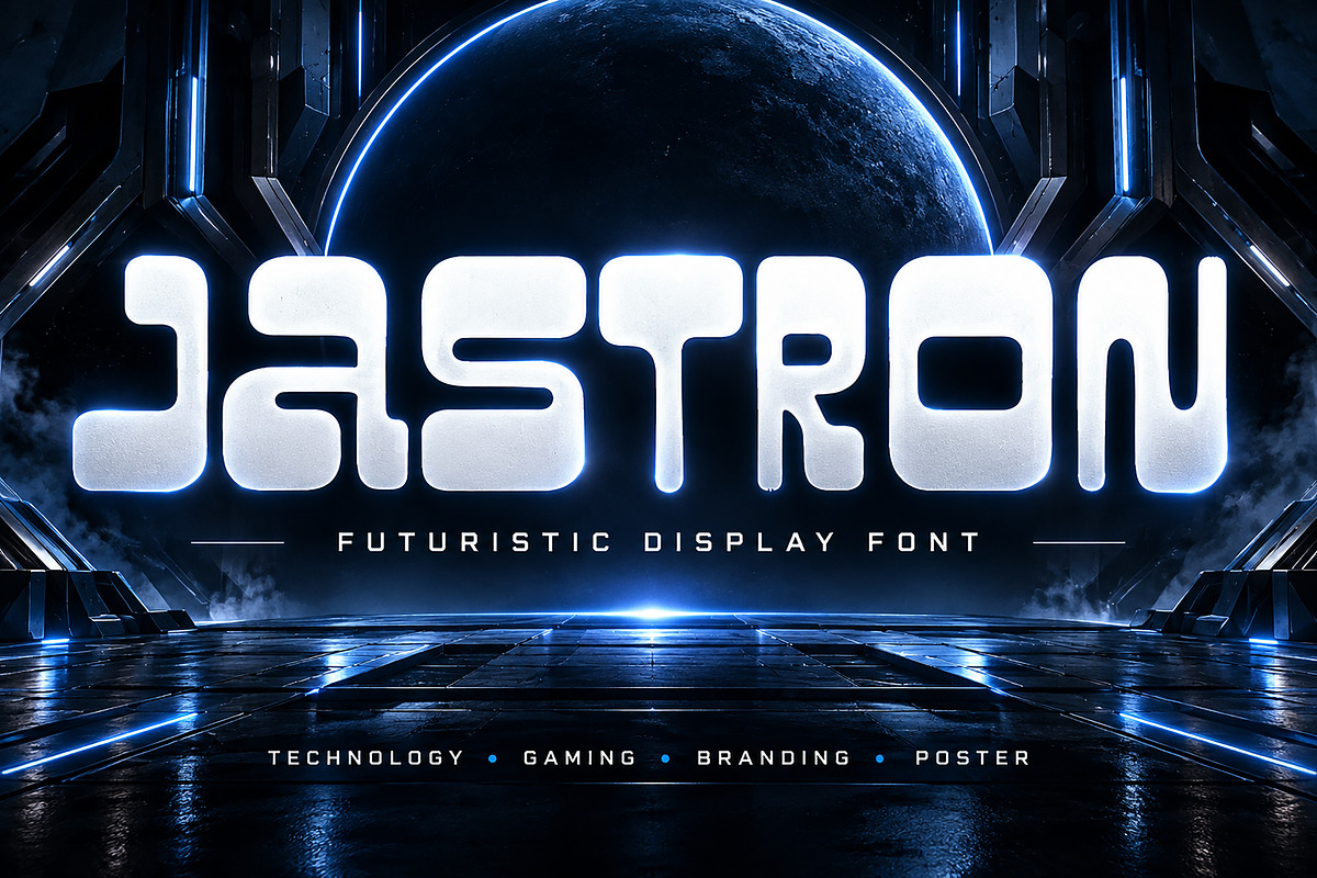 Jastron, a Sans Serif Font by Wow Magic (Photo 1 of 4)