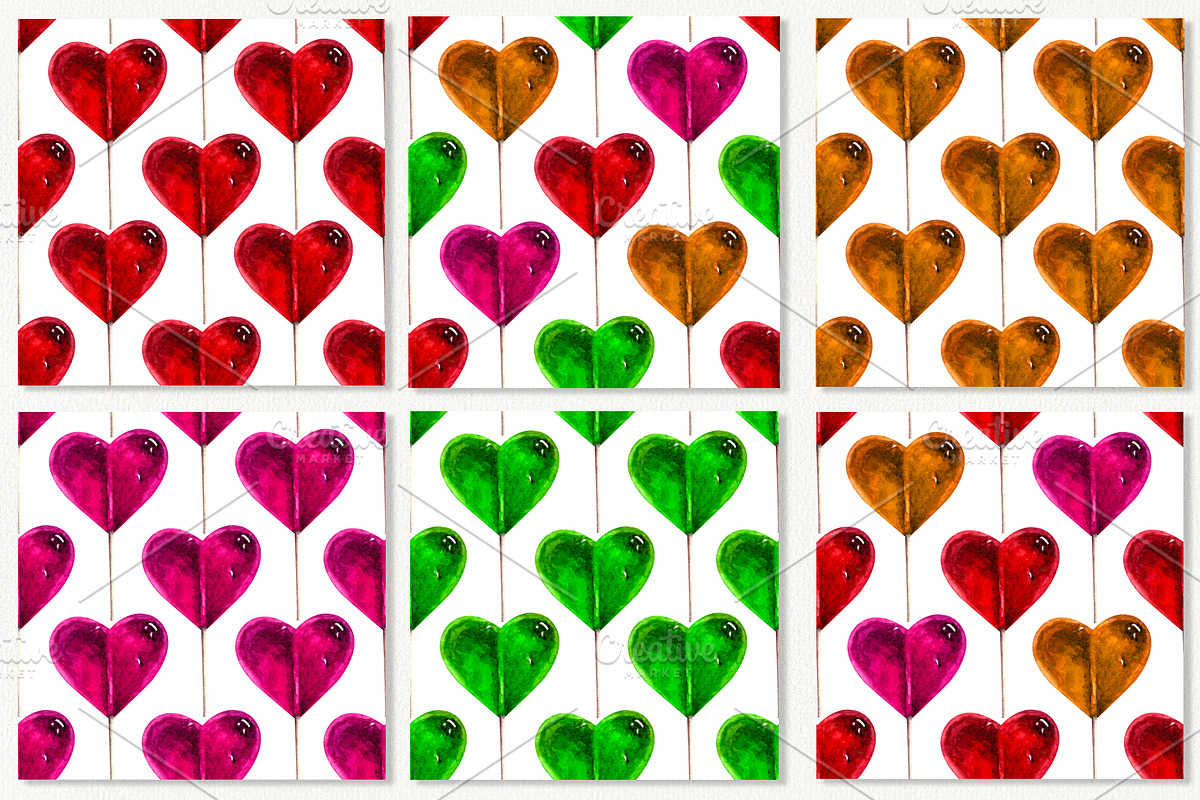 Watercolor sweets clipart, an Illustration by Vikeriya (Photo 7 of 8)