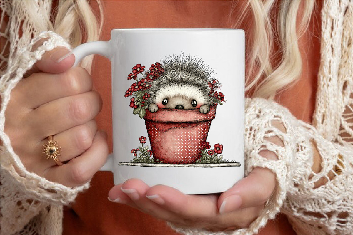 Quirky Peeking Spring Animals Clipar, an Illustration by designcity5 (Photo 3 of 5)