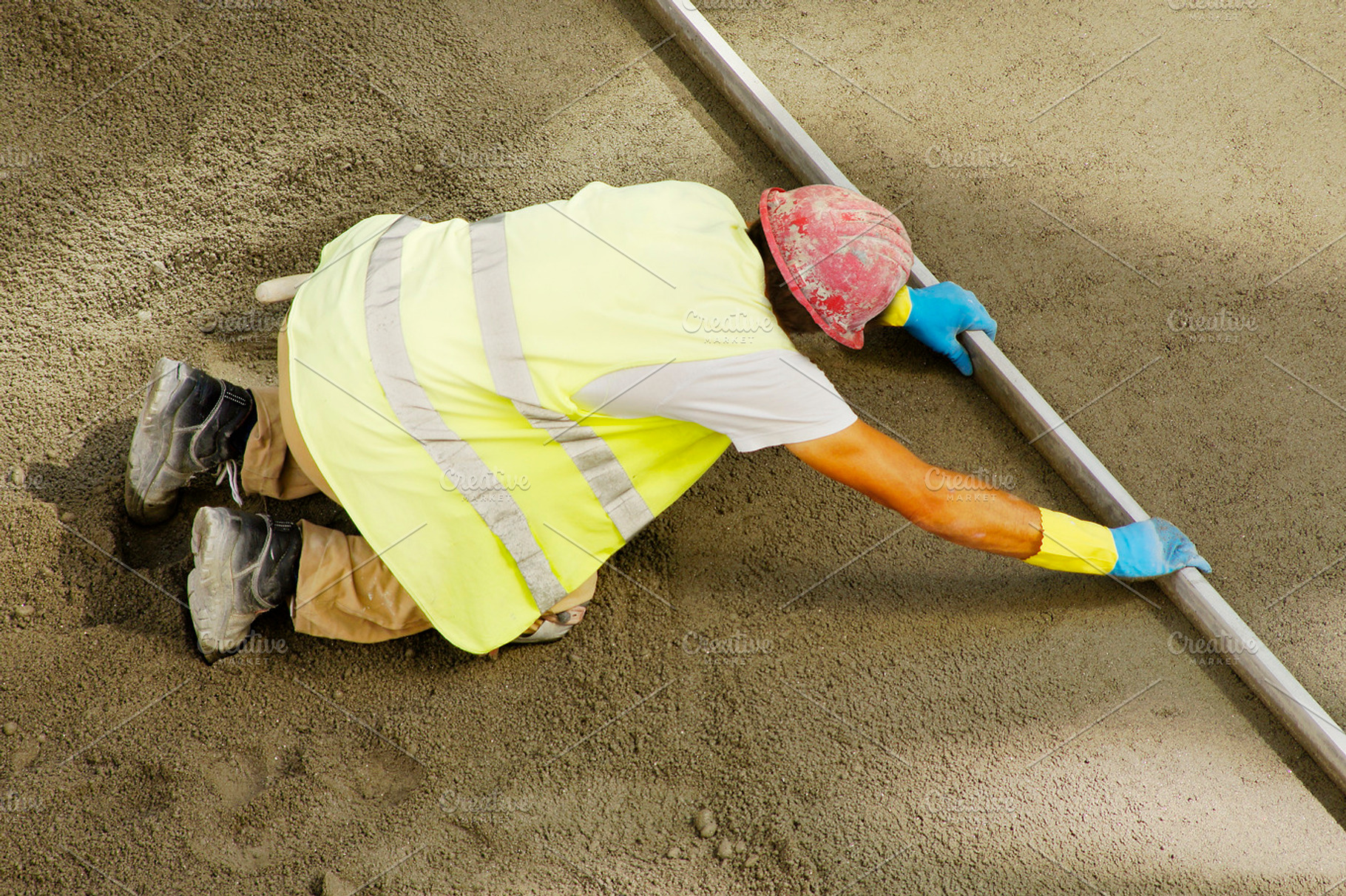 Worker mason stock photo containing hardhat and reconstruction, an Industrial Photo by Genaro Diaz photographs