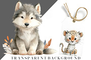 Safari Animals Clipart, an Illustration by DreamCafeArt (Thumbnail 6 of 6)