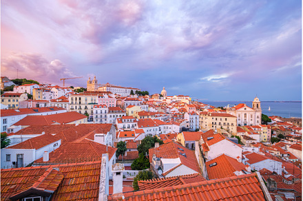 View of Lisbon from Miradouro de, an Architecture Photo by f9photos