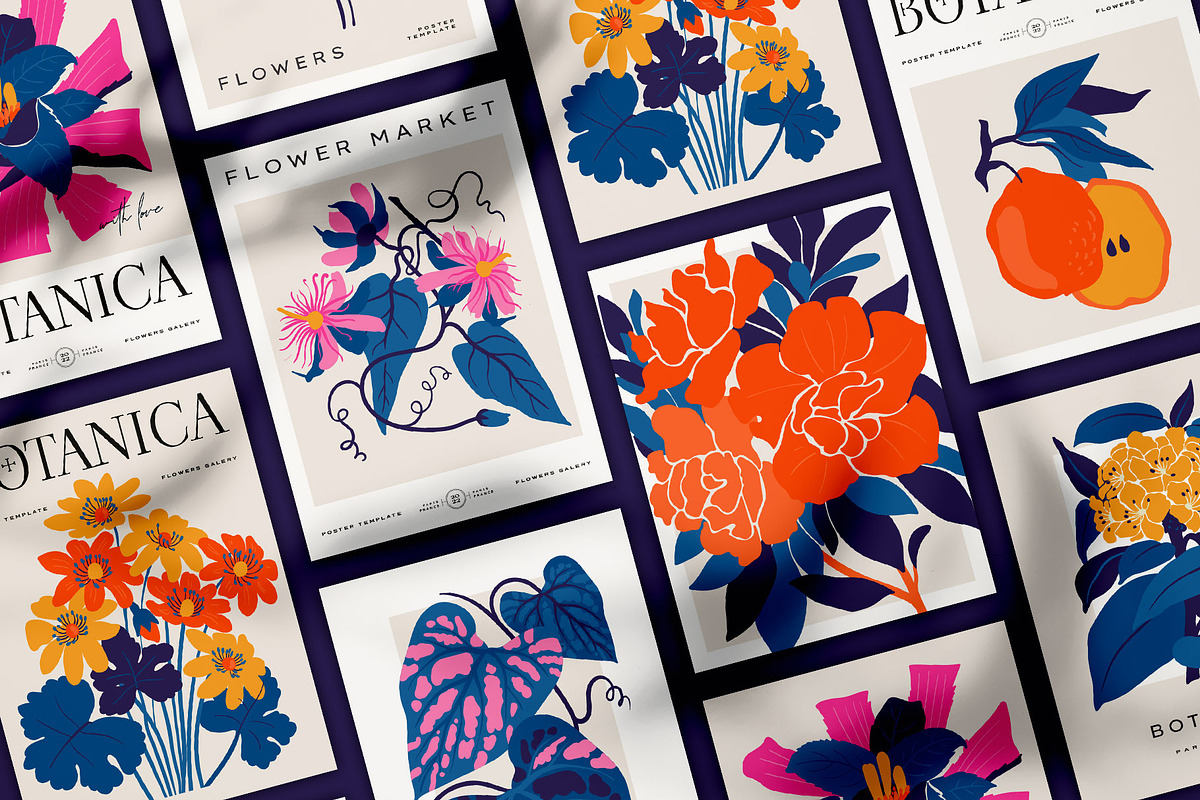 Floral - Poster Builder, a Texture Illustration by KetteCreate (Photo 2 of 17)