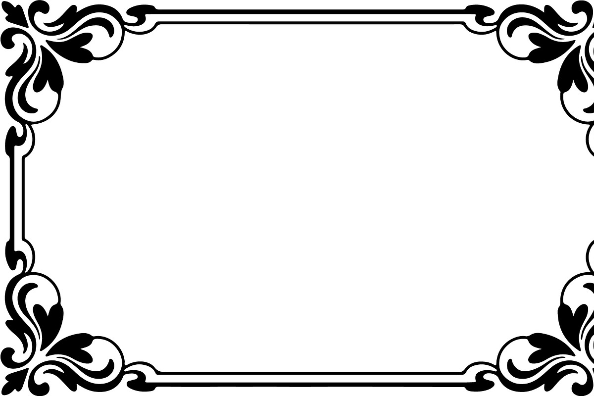 Elegant Decorative Border Frame, a Decorative Illustration by himelgfx (Photo 10 of 21)