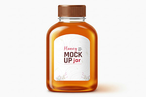 Honey Jar Mockup Template, a Product Mockup by graphypix