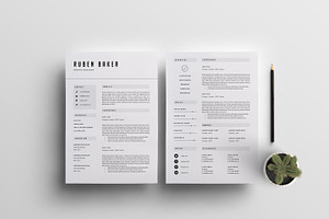 Resume Template 3 Page CV Template