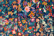 Colorful Painted Flower Patterns, a Pattern Graphic by RC graphics (Thumbnail 2 of 10)