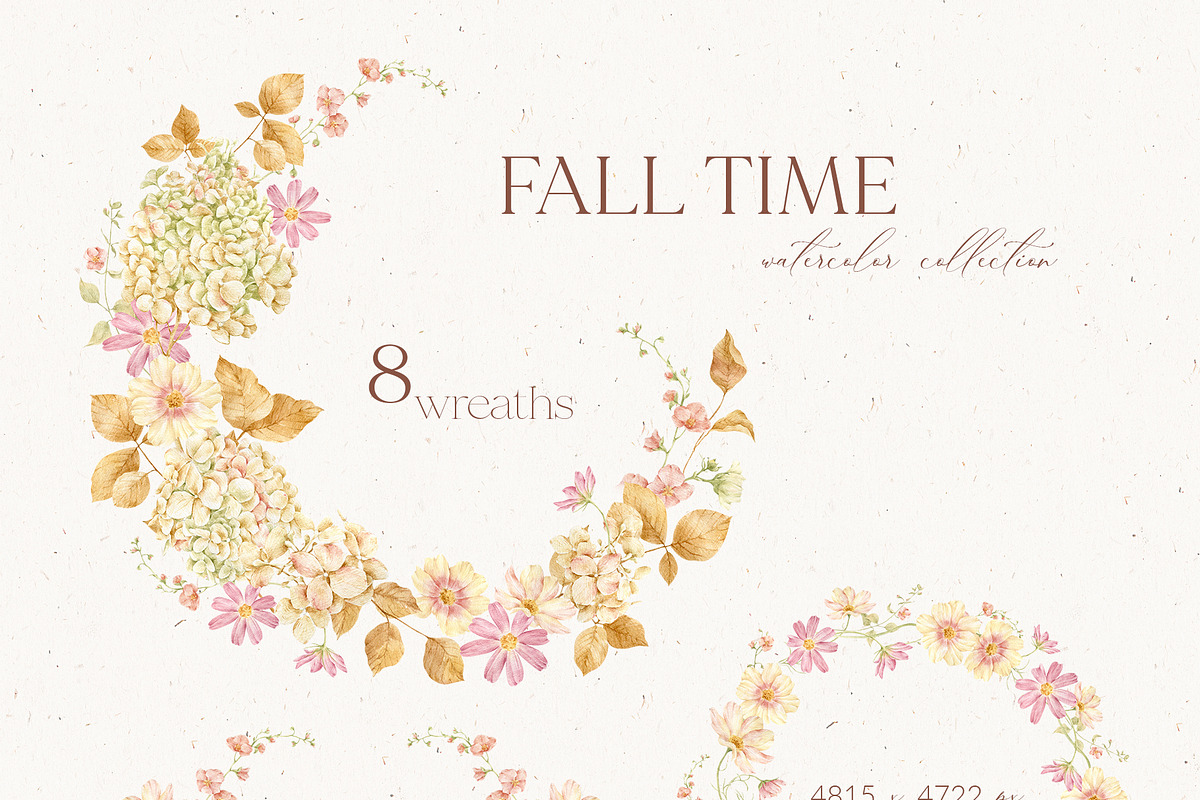 Fall Time - watercolor collection, an Illustration by Nastya.Chay (Photo 4 of 14)