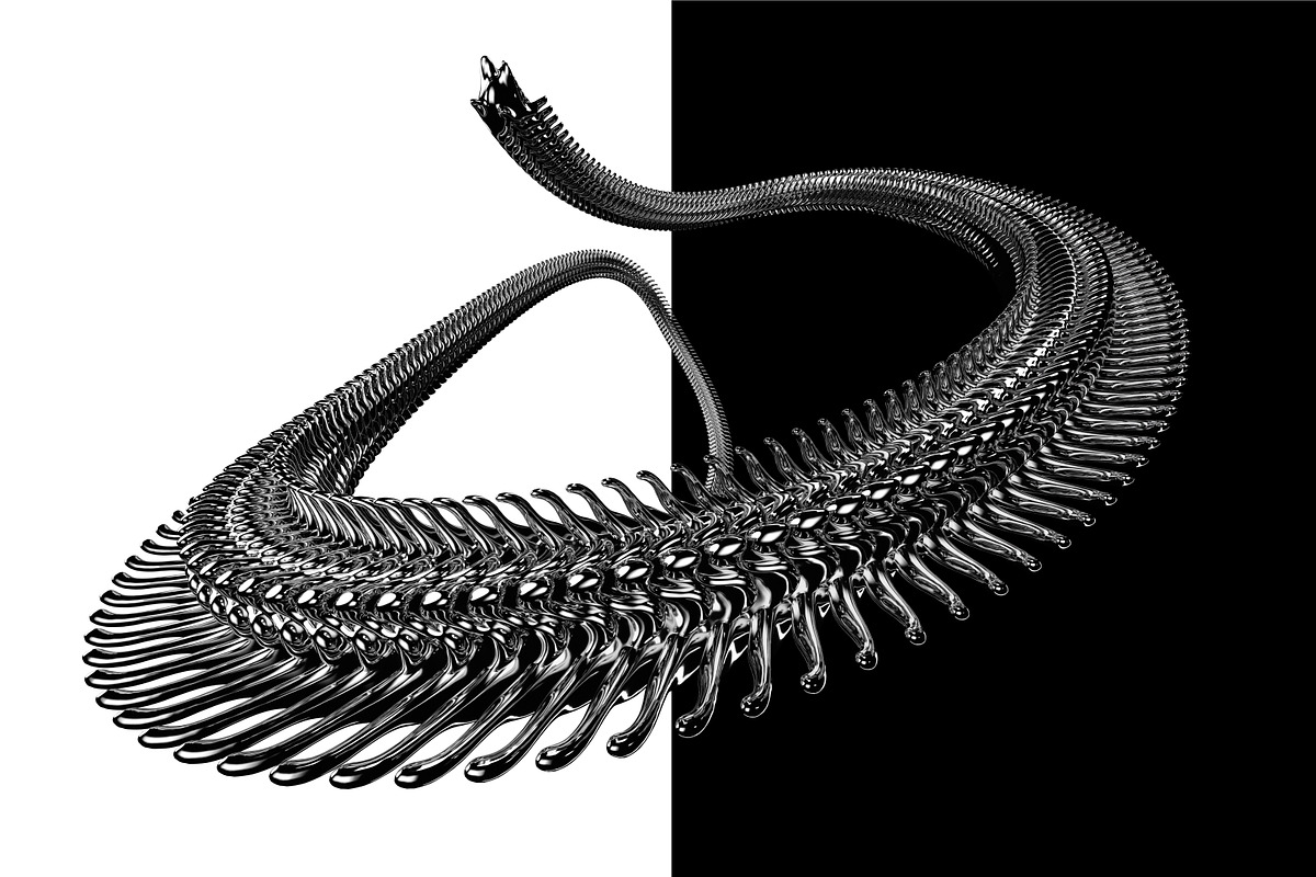 ABSTRACT CHROME 3D SHAPES WITH SPIKE, an Object Graphic by BonkiStudio (Photo 7 of 13)