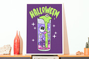 Cute Halloween Cocktail Clipart Set, an Illustration by Alina Sh (Thumbnail 6 of 8)
