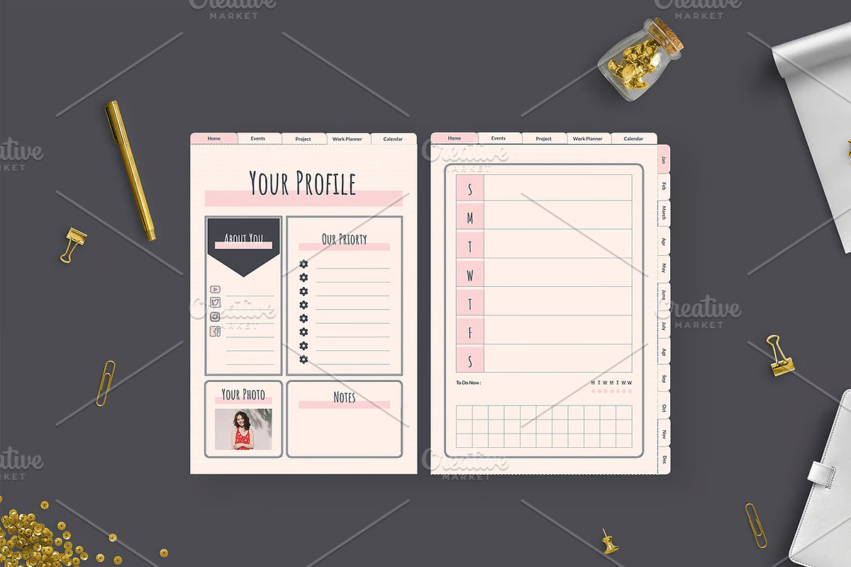 Student Planner Journal, a Magazine Template by Dimas Rizki Pratama (Photo 5 of 6)
