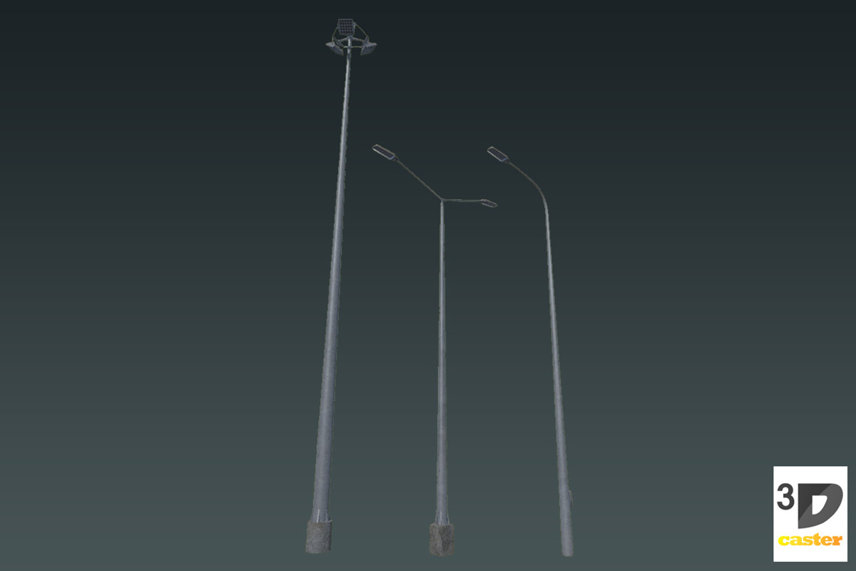 Lighting Masts, an Environmental 3D Model by 3DCaster (Photo 2 of 6)