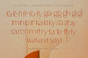 Glorya Modern Stylish, a Sans Serif Font by Say Studio (Thumbnail 19 of 25)