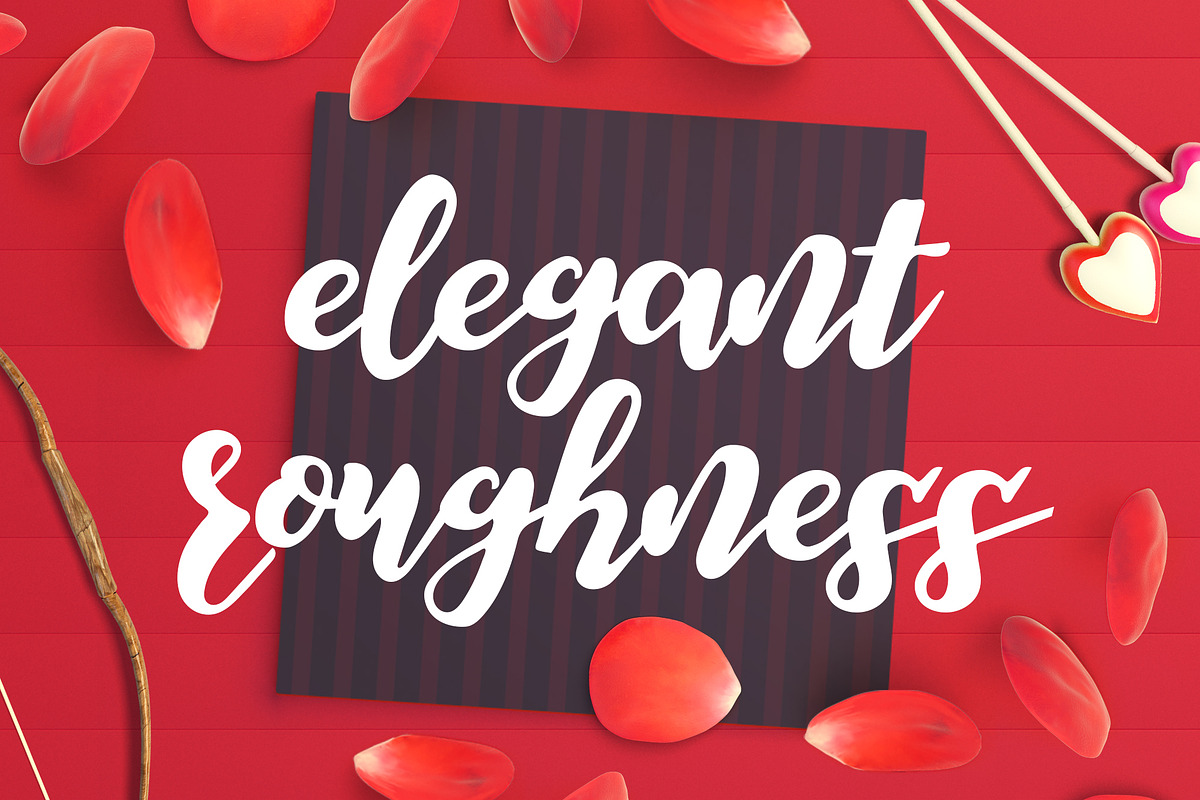 Elegant Roughness Font