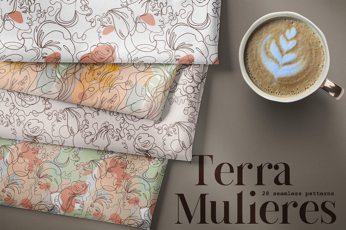 Terra Mulieres. Vector Set of 72., a Decorative Illustration by Varvara Gorbash (Photo 8 of 8)