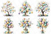 Easter Tree Clipart PNG Bundle, an Illustration by DreamPrint404 (Thumbnail 3 of 6)
