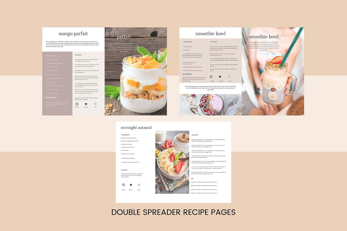 Recipe book Template Canva, a Magazine Template by Deepa Template Studio (Photo 10 of 13)