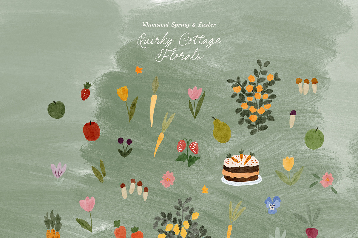 Whimsical Cottage Spring Animals, an Animal Illustration by Lana Elanor (Photo 8 of 17)