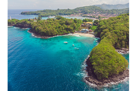 Sea bay with turquoise water and a, a Nature Photo by Elizaveta Galitskaya