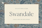 Swandale; Elegant Serif Font, a Serif Font by Eko Bimantara (Thumbnail 1 of 17)