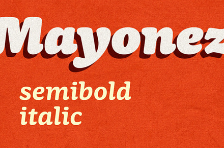 Mayonez semibold italic