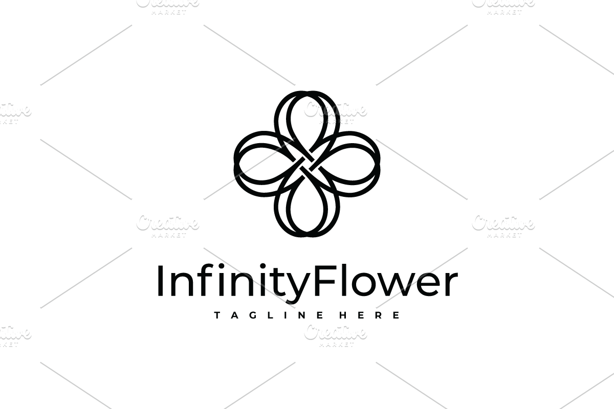 Infinity Loop Flower Luxury Logo, a Branding & Logo Template by yopie (Photo 6 of 6)