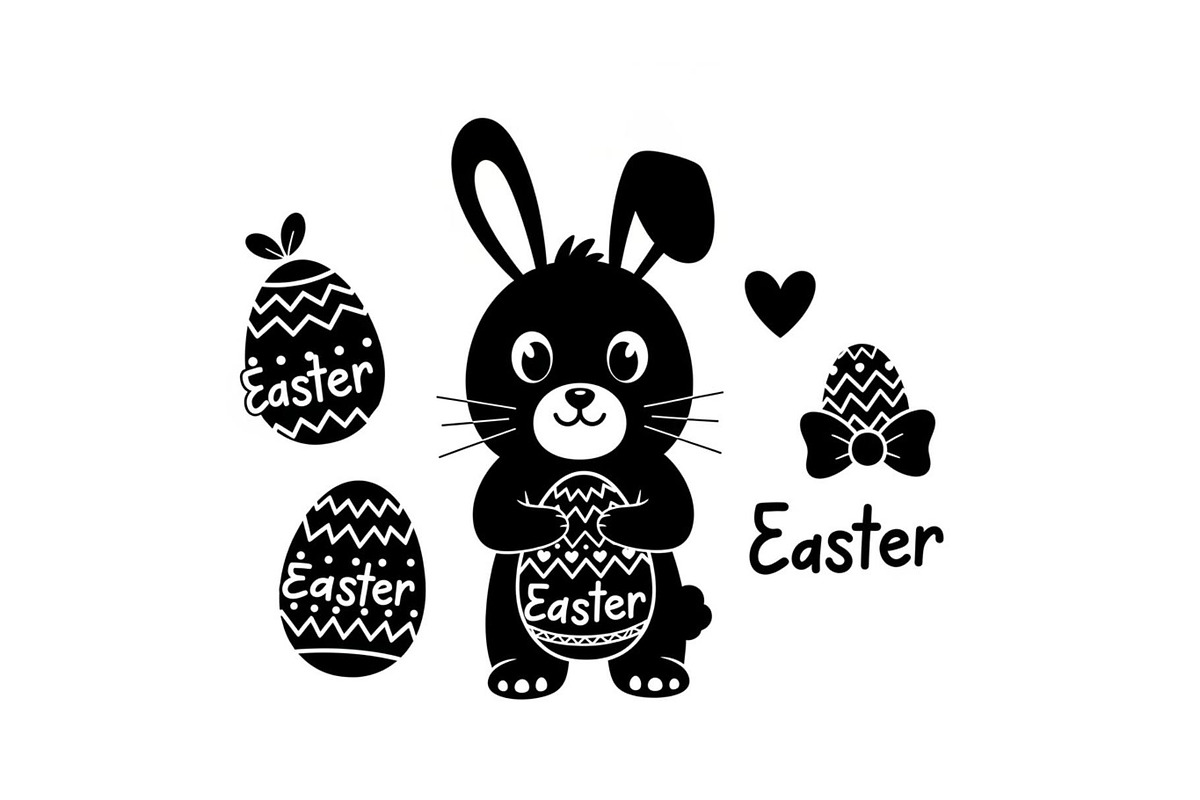 Easter Bunny Vector Bundle, an Illustration by Designs_River (Photo 20 of 51)