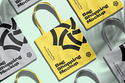 Shopping Bag Mock-up, a Merchandise Mockup by Yogurt86 (Thumbnail 8 of 8)